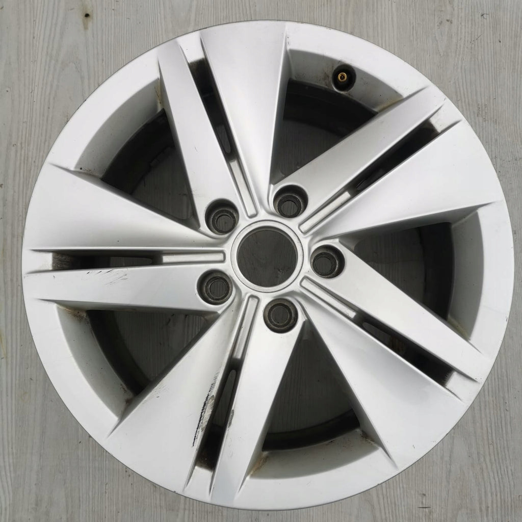 1x Alufelge 16 Zoll 7.0" 5x112 48ET Glanz Schwarz 4K9601025 VW Golf Viii FEL7082361295tj
