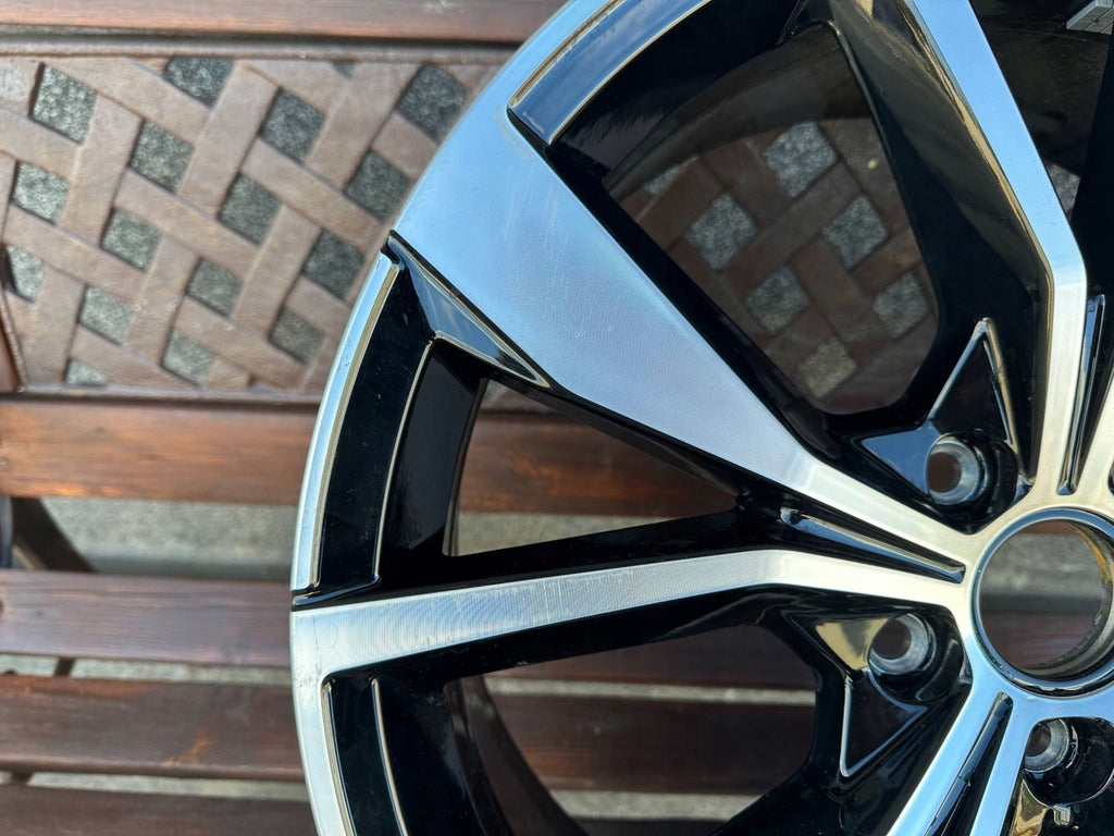 1x Alufelge 19 Zoll 8.0" 5x112 47ET Glanz Schwarz 2GA601025AK VW T-Roc Rim Wheel FEL9571501663jt