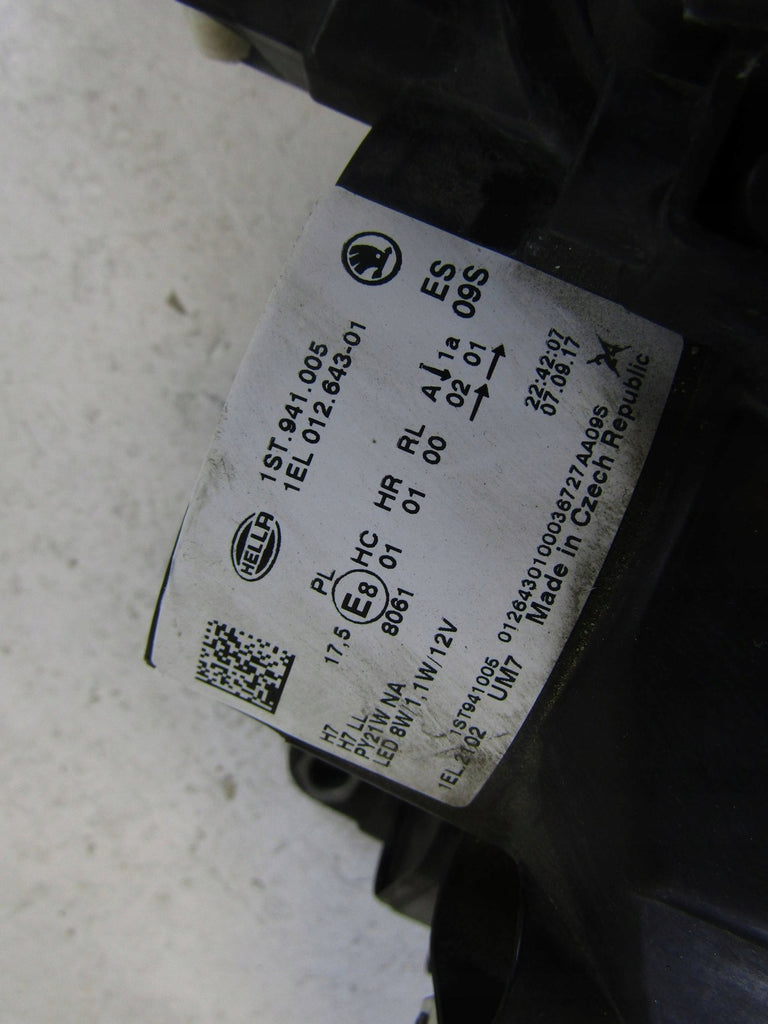 Frontscheinwerfer Skoda Citigo 1ST941005 LED Links Scheinwerfer Headlight