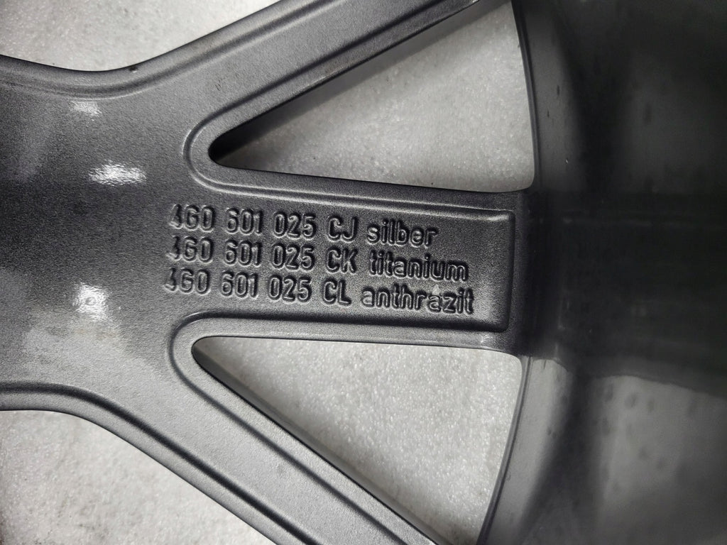 1x Alufelge 21 Zoll 9.5" 5x112 25ET Matt Graphit 4G0601025CJ Audi C7 Mg FEL6647346035nt