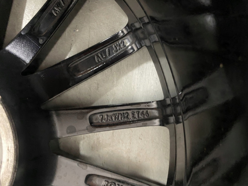 1x Alufelge 17 Zoll 7.0" 5x100 46ET 5JA601025AJ Skoda Fabia Iii Rim Wheel