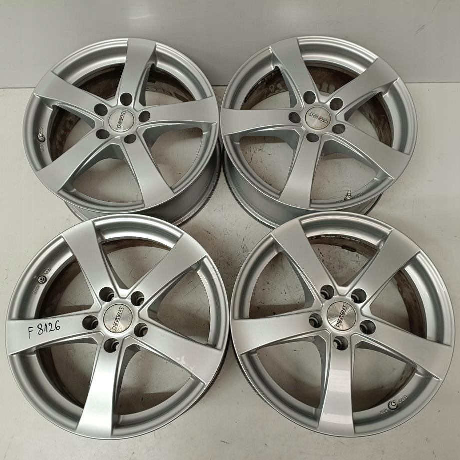 4x Alufelge 17 Zoll 7.5" 5x112 40ET Glanz Silber Audi I Rim Wheel FEL4645477763ai