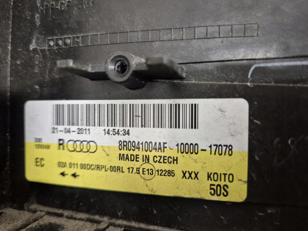 Frontscheinwerfer Audi Suv 8R0941004AF Rechts Scheinwerfer Headlight SCH5522911337be