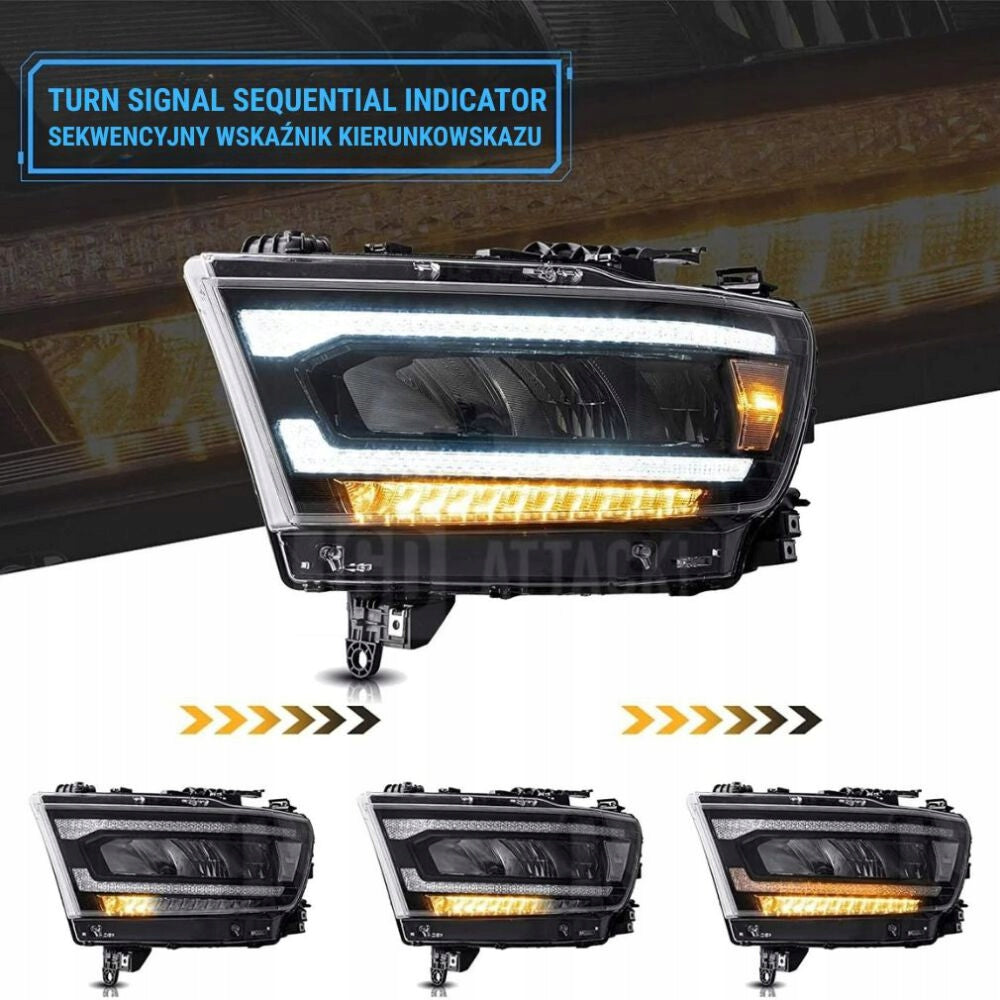 Frontscheinwerfer Ram RAM-JGD-YAX-RM-6001-19 Ein Satz Scheinwerfer Headlight SCH4906759329ol