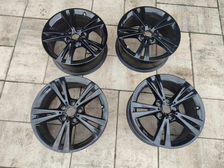 4x Alufelge 17 Zoll 7.5" 5x112 Schwarz BMW F39 X1 F48 Rim Wheel FEL8087745572zu