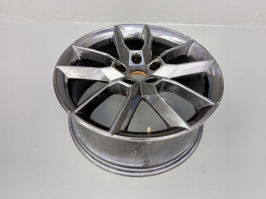 1x Alufelge 18 Zoll 7.5" 5x112 51ET Glanz 5E0601025 Skoda Octavia Iii Rim Wheel FEL8142688711bl