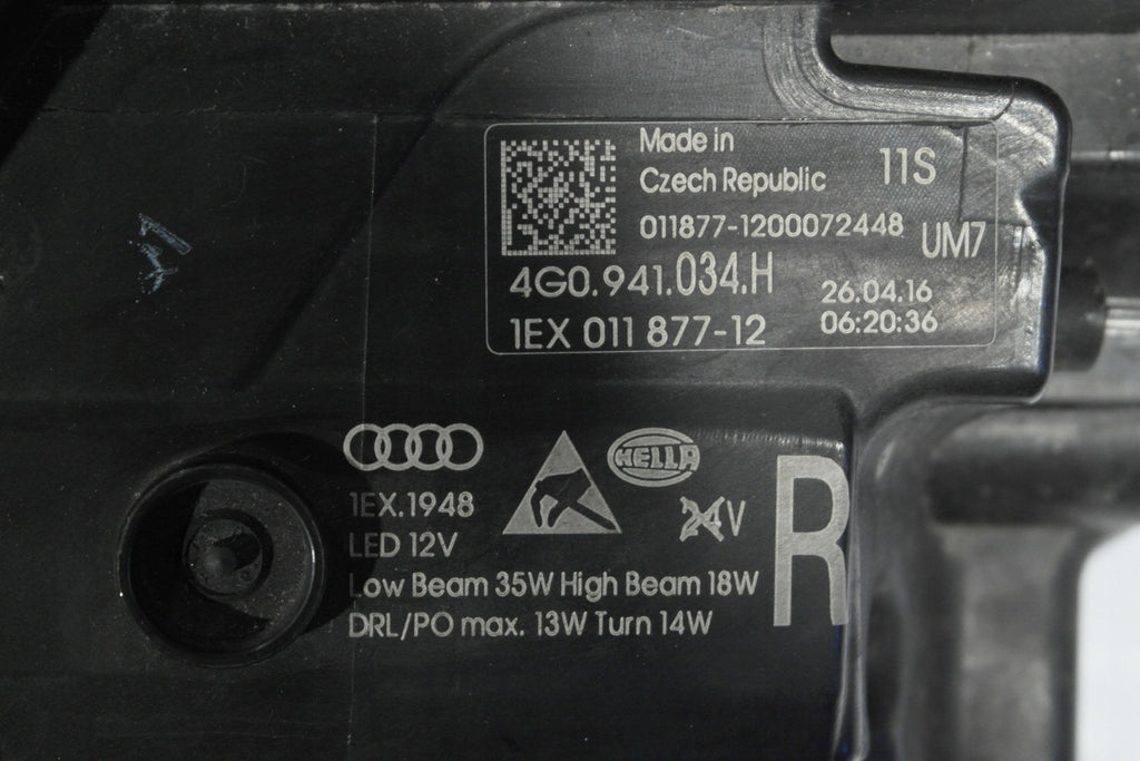 Frontscheinwerfer Audi A6 4G0941034H Full LED Rechts Scheinwerfer Headlight SCH7276621616ec
