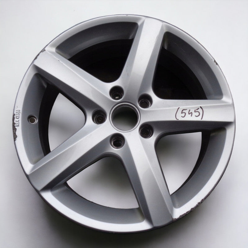 1x Alufelge 17 Zoll 6.5" 5x112 39ET Silber 1K8071497A VW Scirocco Passat Cc