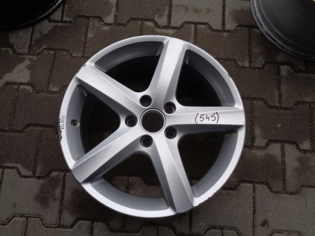 1x Alufelge 17 Zoll 6.5" 5x112 39ET Silber 1K8071497A VW Scirocco Passat Cc