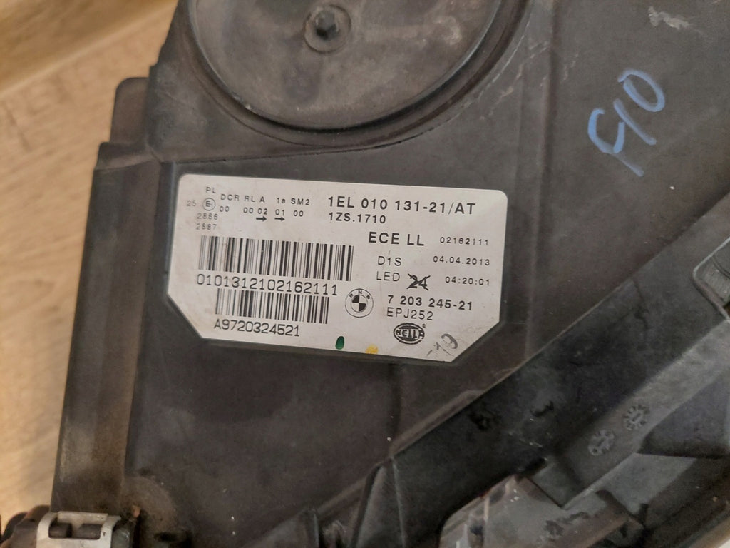 Frontscheinwerfer BMW 5 F10 7203246-21 7203245-21 Xenon Ein Satz Headlight SCH6855779311no