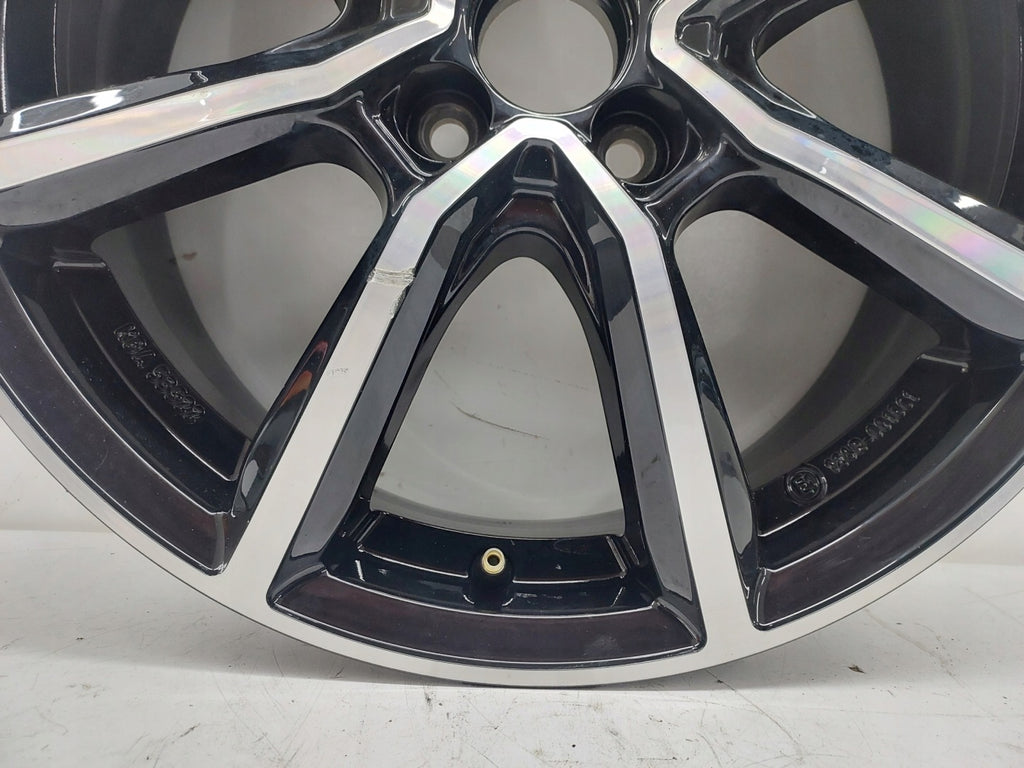 1x Alufelge 17 Zoll 6.5" 4x100 49ET Glanz Schwarz Rim Wheel FEL4372035978ly