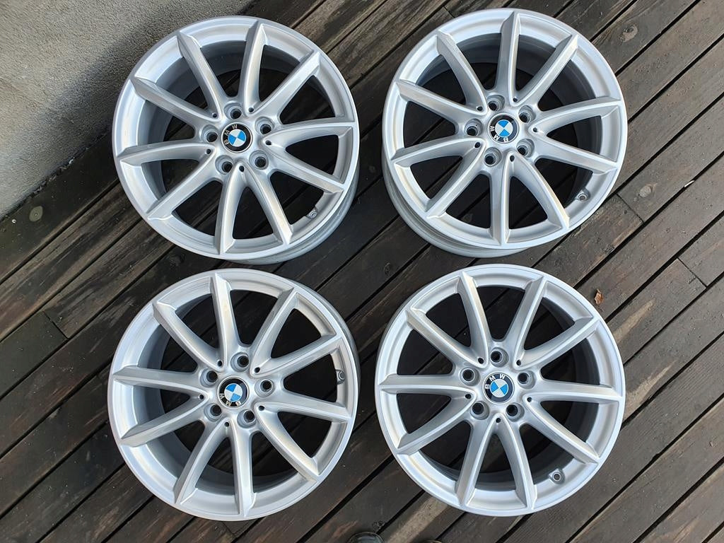 4x Alufelge 17 Zoll 7.5" 5x112 52ET Glanz Silber 6856061- BMW F45 F39 X1 F48 F46 FEL7732444917cm