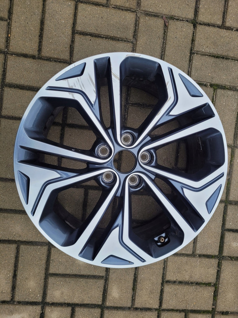 1x Alufelge 19 Zoll 8.0" 5x114.3 51ET Glanz Silber 52910-S1330 Hyundai Santa Fe FEL6773799850pe