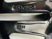 Load image into Gallery viewer, 1x Alufelge 18 Zoll 7.5" 5x112 49ET Glanz Grau A1774011500 Mercedes-Benz W177 FEL1646617091ab