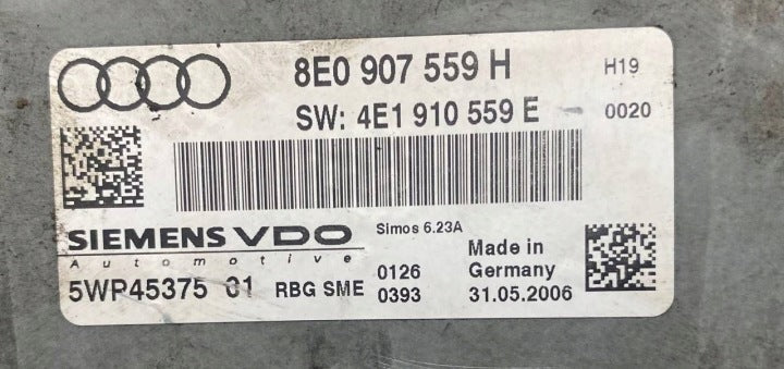 Motor Audi A8 4e2 4e8 BPK 3.1 FSI 260PS 191kW 2009 Engine Komplett MOT7159636701bz
