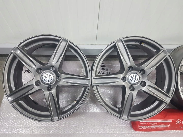 4x Alufelge 16 Zoll 7.0" 5x112 48ET Audi A4 A3 Passat Golf Vii Rim Wheel FEL5224017723hl