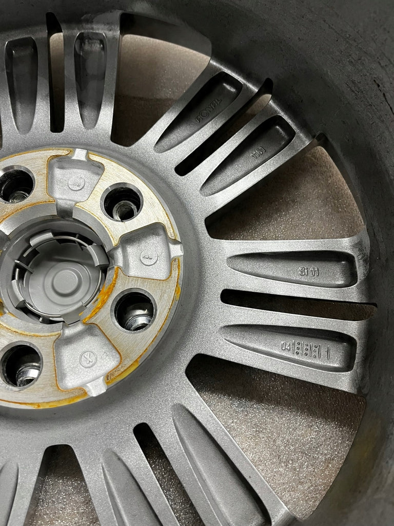 1x Alufelge 16 Zoll 6.5" 5x108 52 5ET Glanz Silber 3M51-GB Ford Focus Cmax