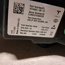 Laden Sie das Bild in den Galerie-Viewer, Frontscheinwerfer Tesla Model 3 151495300D LED Rechts Scheinwerfer Headlight