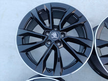 Load image into Gallery viewer, 4x Alufelge 18 Zoll 7.0" 5x112 45ET Glanz Schwarz 57A601025AS Skoda Kodiaq FEL5801188221cs