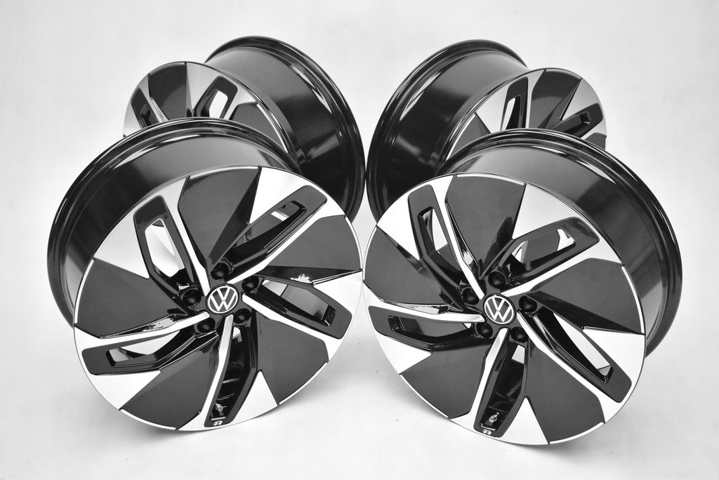 4x Alufelge 19 Zoll 8.0" 5x112 45ET Glanz Schwarz 11A601025 VW Id.4 Rim Wheel FEL1607170973xk