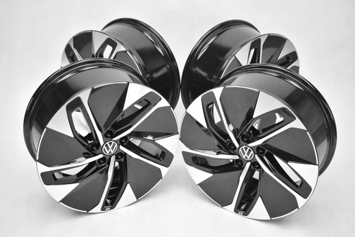 4x Alufelge 19 Zoll 8.0" 5x112 45ET Glanz Schwarz 11A601025 VW Id.4 Rim Wheel FEL1607170973xk