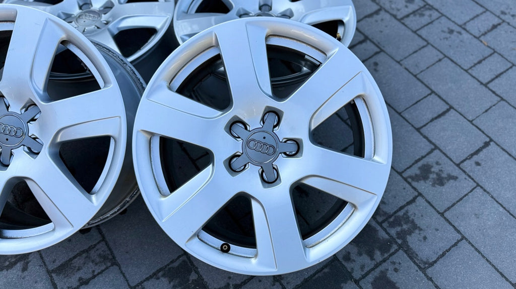 4x Alufelge 17 Zoll 7.5" 5x112 37ET Glanz Silber 4G0601025L Audi I Rim Wheel FEL3715941140za
