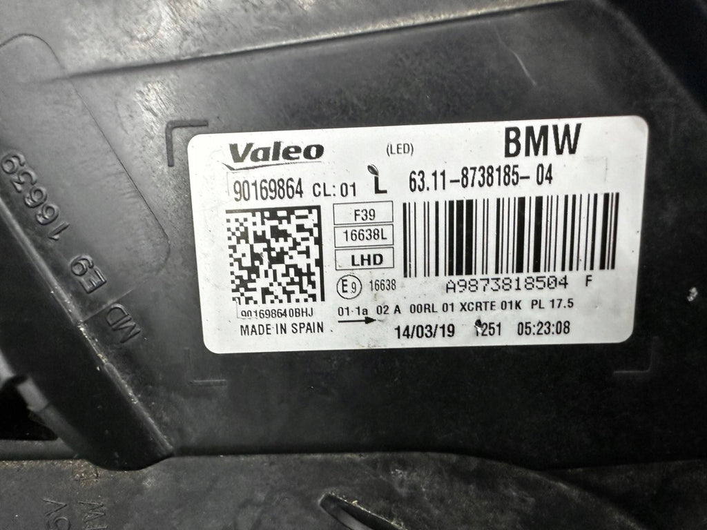 Frontscheinwerfer BMW X2 F39 8738185-04 Links Scheinwerfer Headlight SCH5336049317xw