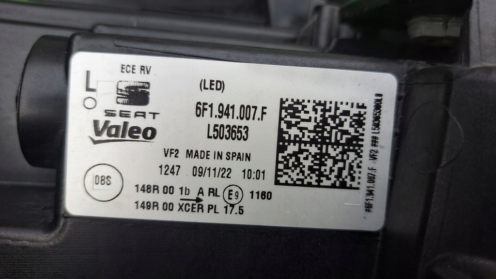 Frontscheinwerfer Seat Ibiza 6F1941007F Full LED Links Scheinwerfer Headlight