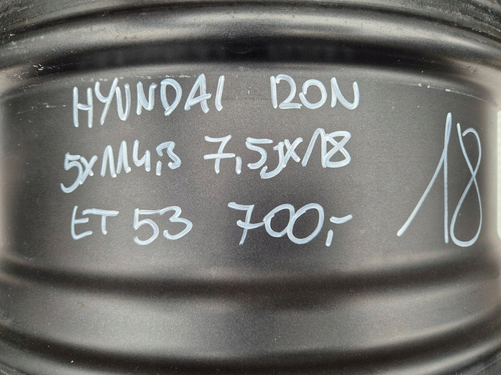 1x Alufelge 18 Zoll 7.5" 5x114.3 53ET 52910C0000 Hyundai I20 Rim Wheel FEL1268289810rp