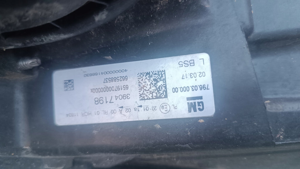 Frontscheinwerfer Opel Astra 39047198 Links Scheinwerfer Headlight SCH1081927347ff