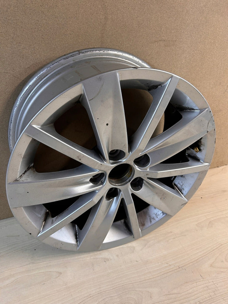 1x Alufelge 15 Zoll 6.0" 5x100 40ET Glanz Silber 6C0601025F VW Rim Wheel FEL8036659653ui