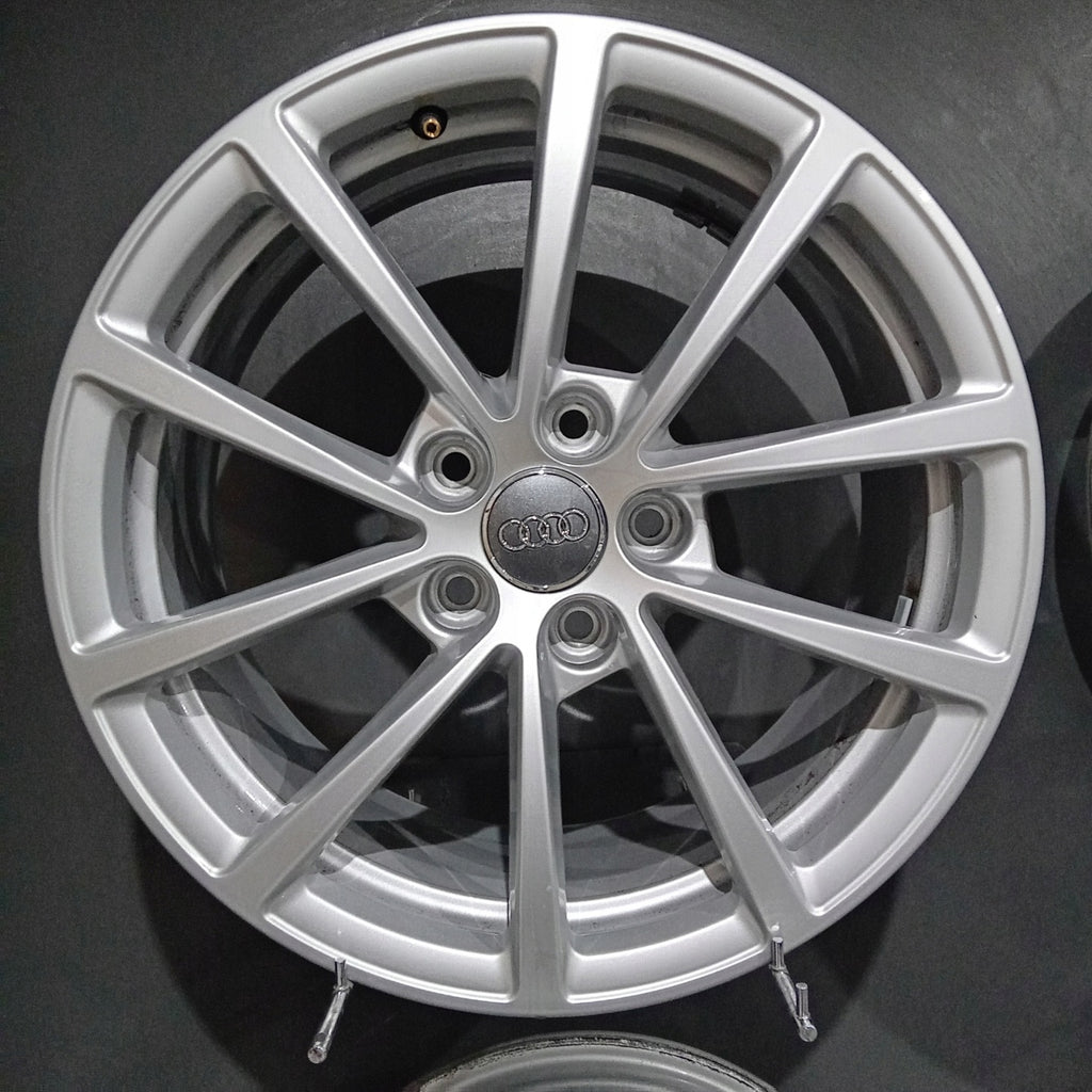4x Alufelge 17 Zoll 7.5" 5x112 36ET Glanz Silber 4K0601025- Audi A6 C7 B8 FEL2995503286fs