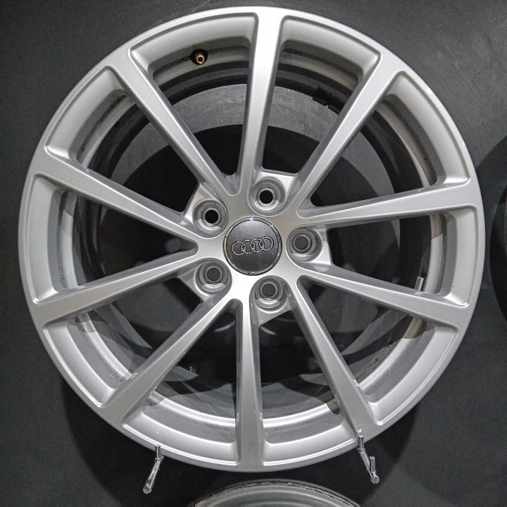 4x Alufelge 17 Zoll 7.5" 5x112 36ET Glanz Silber 4K0601025- Audi A6 C7 B8 FEL2995503286fs