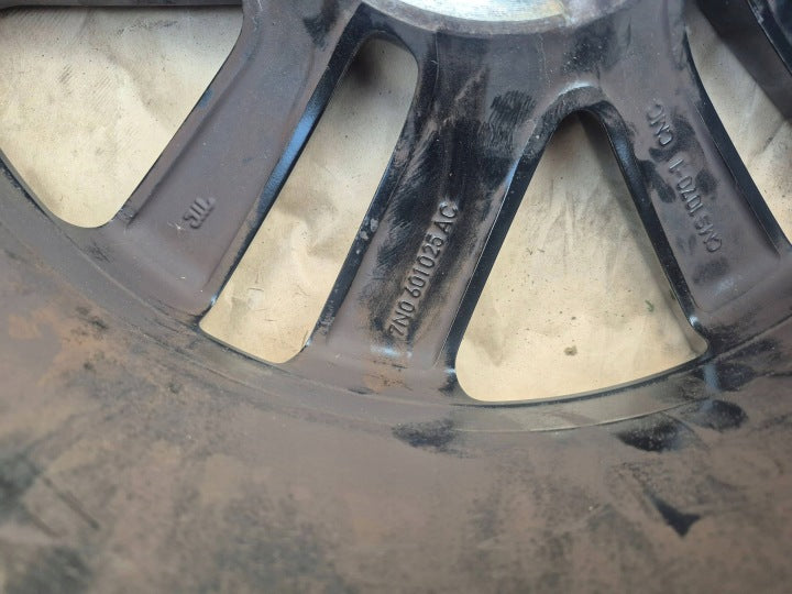 1x Alufelge 17 Zoll 7N0601025AC VW Sharan Rim Wheel FEL5417314439ov