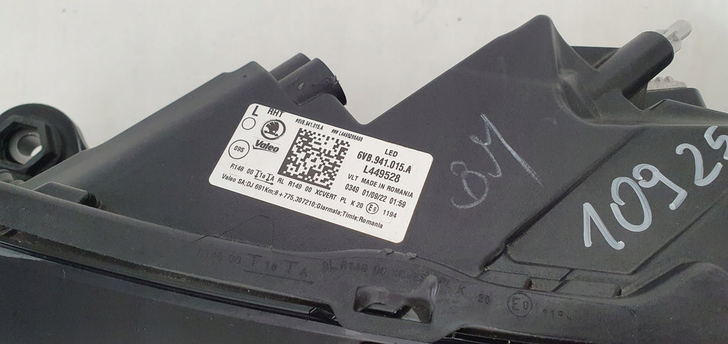 Frontscheinwerfer Skoda Fabia I 6VB941015A Full LED Rechts oder Links