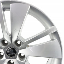 Load image into Gallery viewer, 1x Alufelge 18 Zoll 8.0" 5x112 44ET Glanz Silber 3V0601025 Skoda Superb FEL8978621757jz