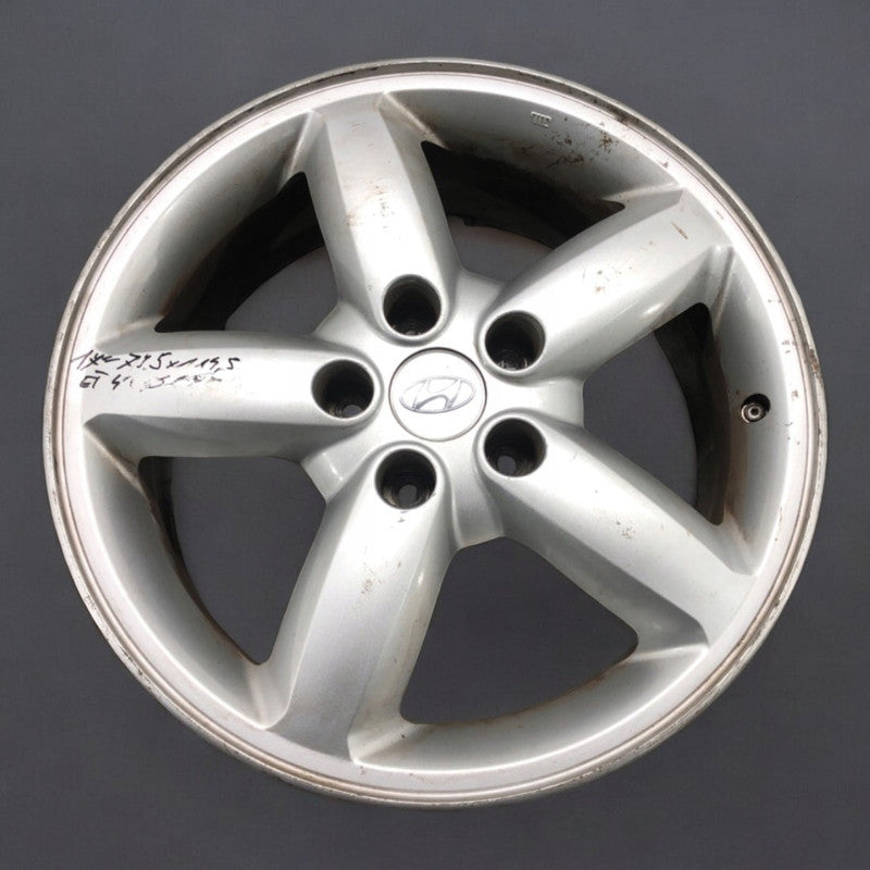 1x Alufelge 17 Zoll 7.0" 5x114.3 41ET Glanz Silber 529102B170 Hyundai Rim Wheel