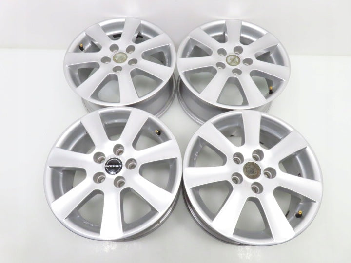 4x Alufelge 16 Zoll 7.0" 5x112 50ET Glanz Silber KBA45810 Audi I Rim Wheel FEL4128563105mk