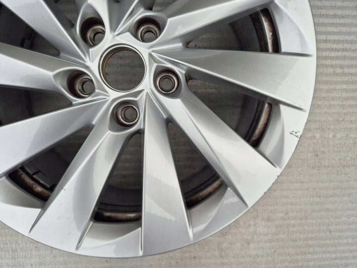 1x Alufelge 17 Zoll 7.0" 5x112 46ET Silber 5E3601025 Skoda Octavia Iii Rim Wheel FEL8296319979hl