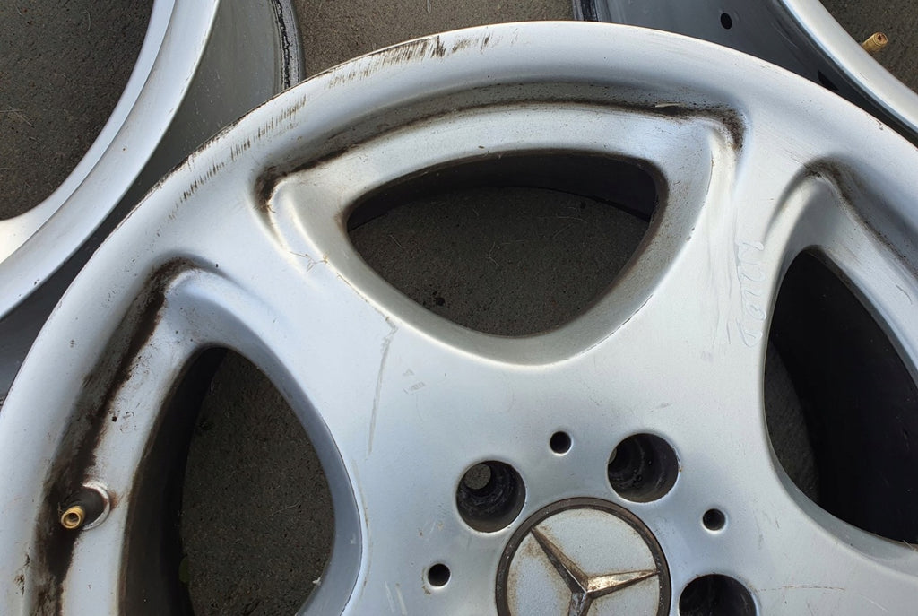 4x Alufelge 18 Zoll 8.0" 5x112 44ET 2204010302 Mercedes-Benz W220 Rim Wheel FEL7608526791tz