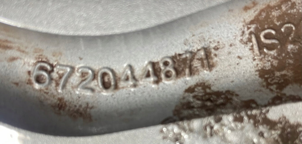 1x Alufelge 16 Zoll 6.5" 4x108 20ET Glanz Silber 39007897 Opel Crossland FEL1147946343ln