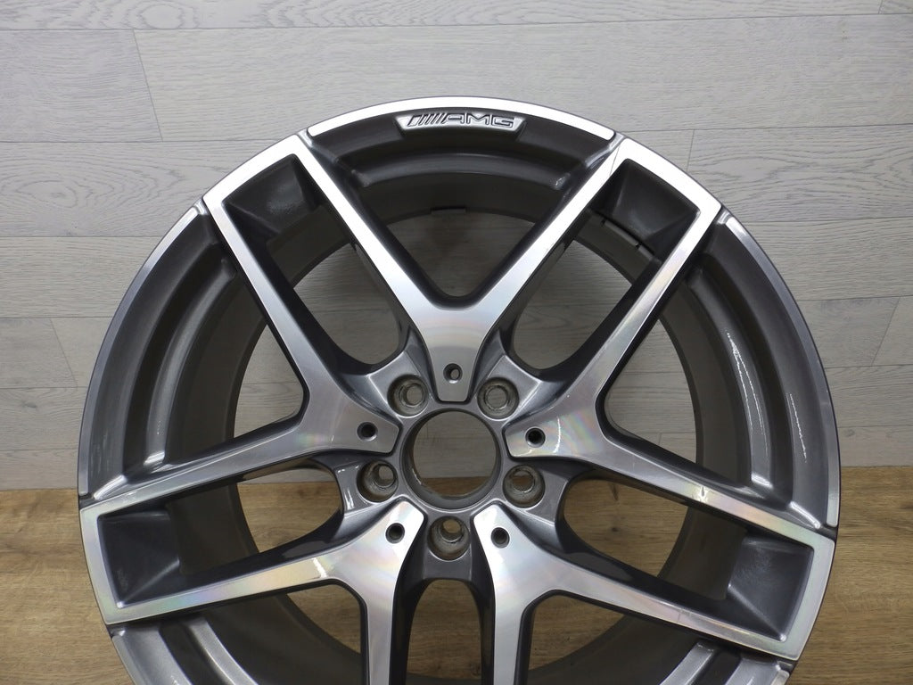 1x Alufelge 19 Zoll 8.0" 5x112 38ET A2534011800 Mercedes-Benz Glc Amg Rim Wheel FEL2200532009lz