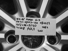 Load image into Gallery viewer, 1x Alufelge 16 Zoll 6.5" 4x108 40ET Glanz Silber FV1C-1007-AA Ford Fiesta FEL9832924604cg