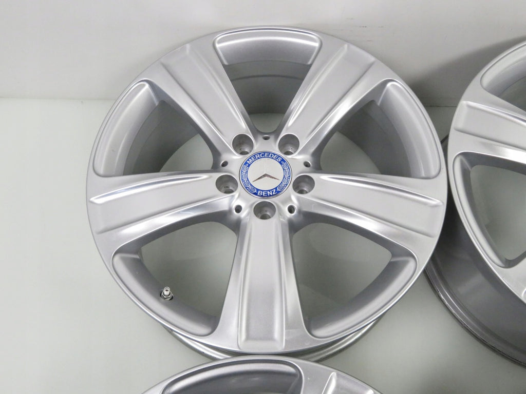 4x Alufelge 18 Zoll 8.0" 5x112 38ET Glanz Silber A2534012100 Mercedes-Benz Glc FEL7231651318tx