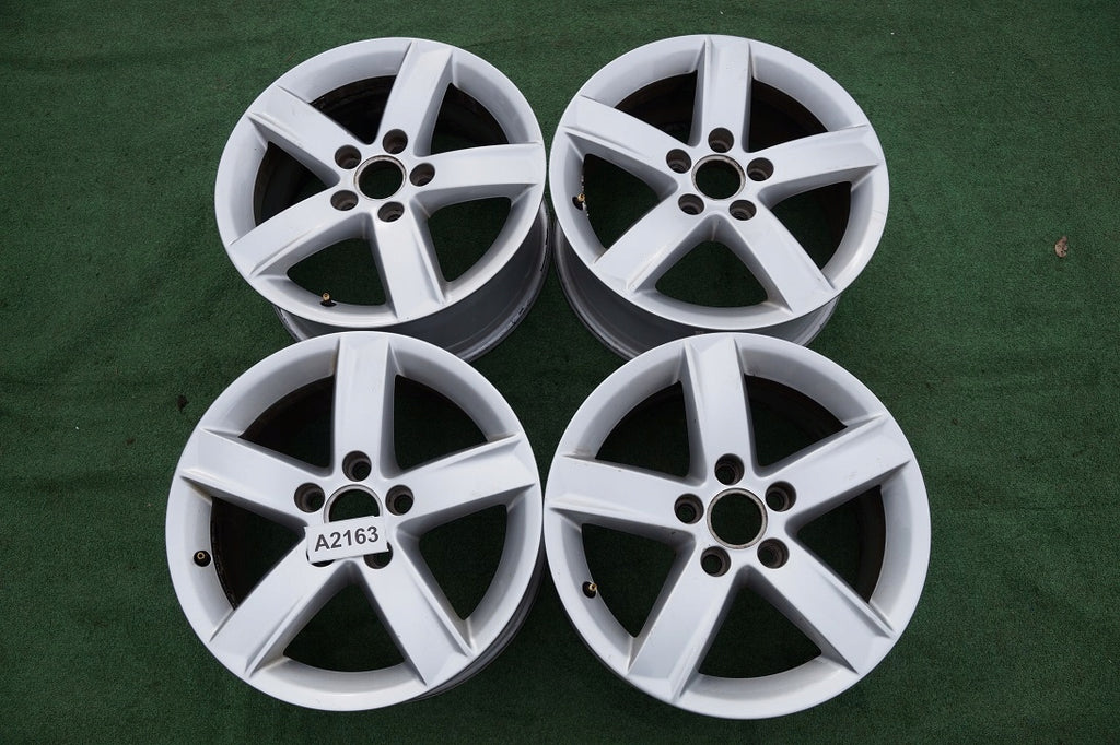 4x Alufelge 16 Zoll 7.0" 5x112 46ET Glanz Silber 8K0071496 Audi A4 B8 Rim Wheel FEL5018077664ge