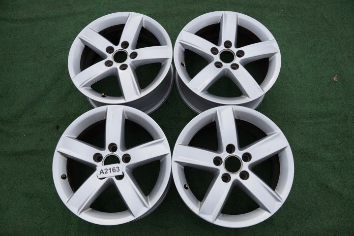 4x Alufelge 16 Zoll 7.0" 5x112 46ET Glanz Silber 8K0071496 Audi A4 B8 Rim Wheel FEL5018077664ge