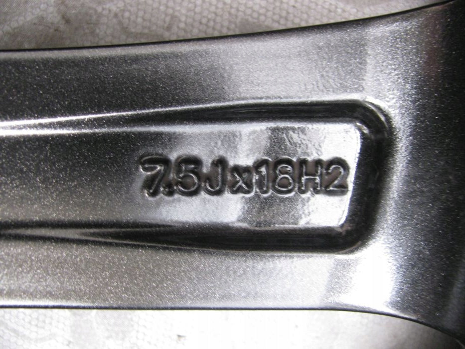 1x Alufelge 18 Zoll 7.5" 5x112 48ET Glanz Graphit 5E3601025AG Skoda Octavia