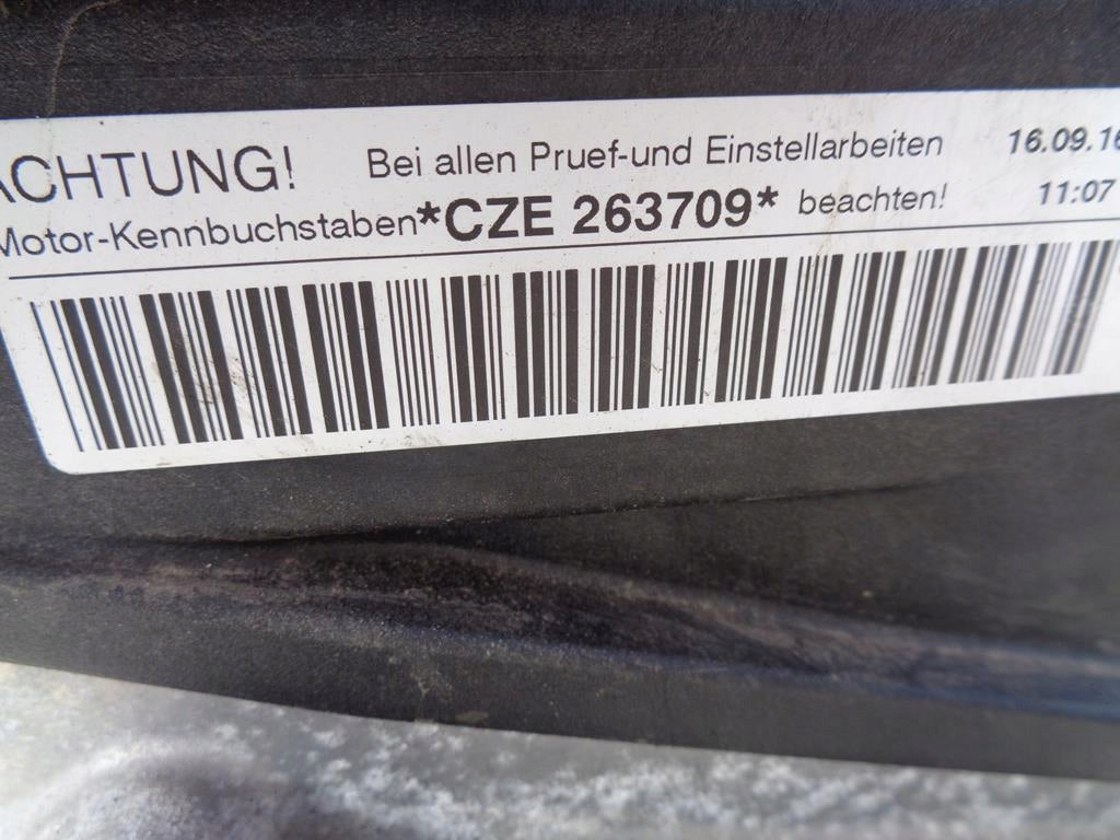 Motor Audi Seat Skoda VW CZEA 1.4 TFSI 150PS 110kW 52TKm Benzin Unkomplett