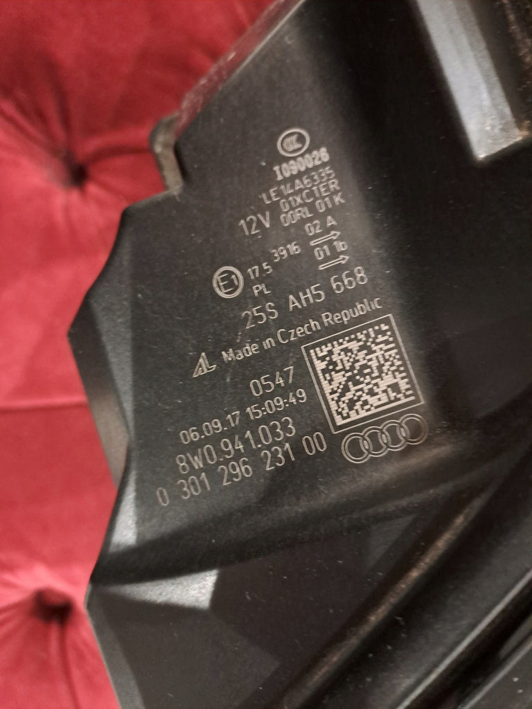 Frontscheinwerfer Audi A4 8W0941033 LED Links Scheinwerfer Headlight