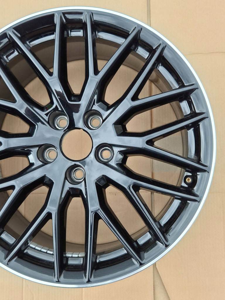 1x Alufelge 18 Zoll 8.0" 5x112 40ET Glanz Schwarz 8W0601025DD Audi A4 Rim Wheel FEL8616473342ks